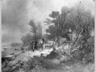 Hauling Wood in Winter, Belgium