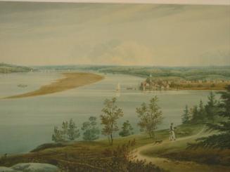 View of the Hudson River at Hudson, New York