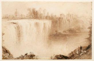 Genesee Falls, Rochester, New York: Study for an Engraving
