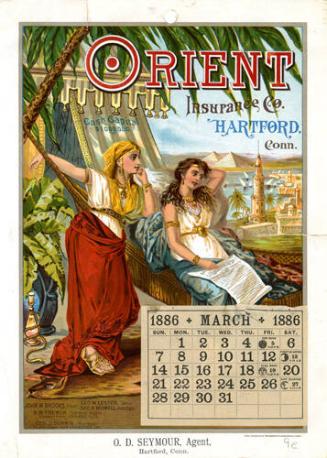 Orient Insurance Co. advertisement, 1886
