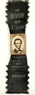Abraham Lincoln mourning badge