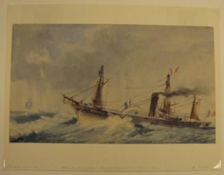 "Return to Gomer": French Steamboat in Rough Seas