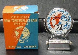 Official New York World's Fair 1964-1965 Perpetual Calendar