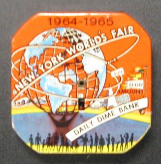 1964-1965 New York World's Fair Daily Dime Bank