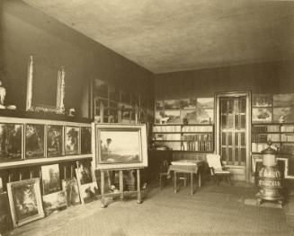 Interior of Durand's Studio at Maplewood, New Jersey