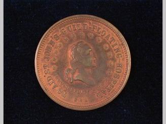 Medallion: To Aid St. Johns Guild Fl. Hospital feb. 22, 1876