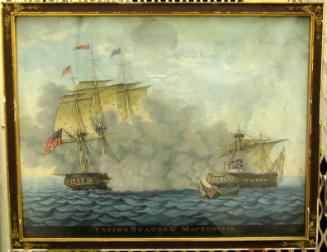 Capture of the H.M.S. "Macedonian" by the U.S. Frigate "United States"