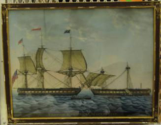 Capture of the H.M.S. "Macedonian" by the U.S. Frigate "United States"