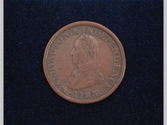 Large Military Bust Coin