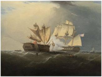 Capture of H.M.S. "Macedonian" by the U.S. Frigate "United States"