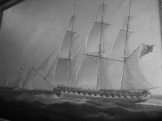Capture of the American Schooner "Gypsy" by HMS Hermes, 1812