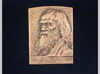 Ezra Meeker Commemorative plaquette