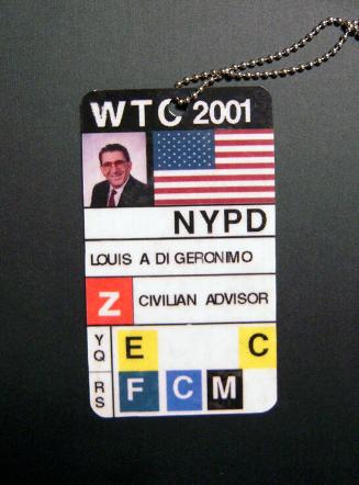 Identification badge for Louis DiGeronimo