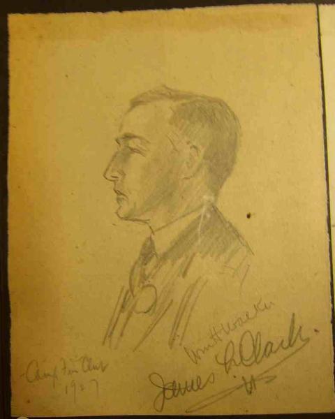 Profile Portrait of James L. Clark (1883-1969)