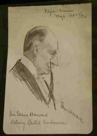 Profile Portrait of Sir Esme Howard (1863-1939)