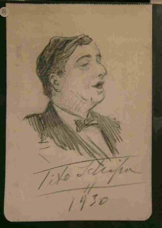 Portrait of Tito Schipa (1889-1965)