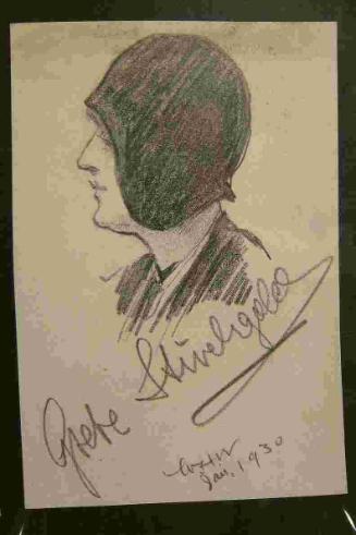 Profile Portrait of Grete Stückgold (1895-1977)