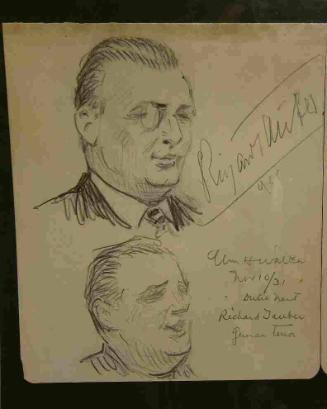 Two Portraits of Richard Tauber (d. 1948)
