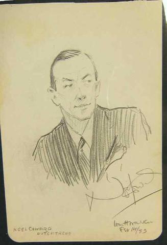Portrait of Noel Coward (1899-1973)