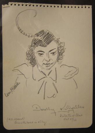 Portrait of Dorothy Kilgallen (1913-1965)