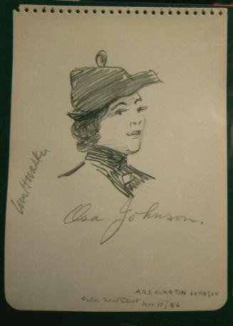 Portrait of Osa Johnson (1894-1953)