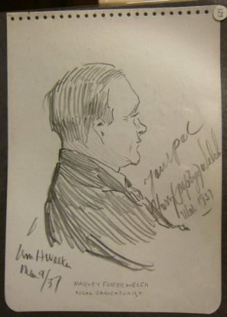 Profile Portrait of Harry Foster Welch (1899-1973)