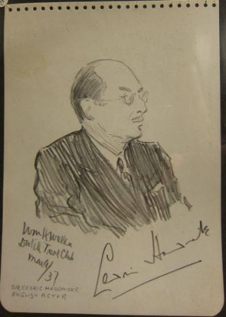 Portrait of Sir Cedric Hardwicke (1893-1964)