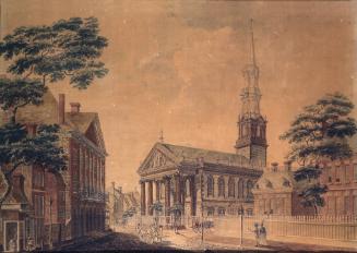 Park Row and St. Paul's Chapel, New York City