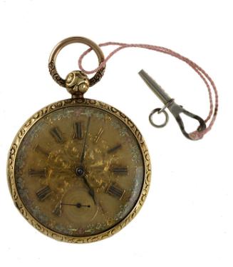 Pocket watch and key
