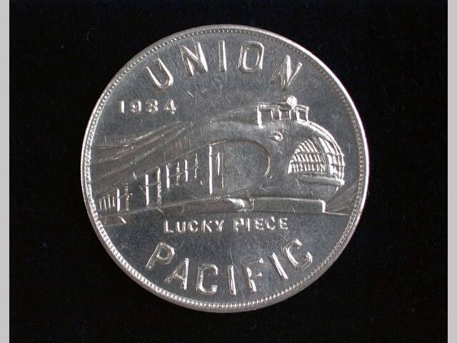 Union Pacific "Lucky Piece"  Souvenir Medal