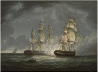 Running Action Between the US Frigate "President" and HMS "Endymion"