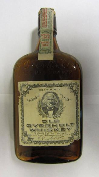 Prohibition-era pint whiskey bottle