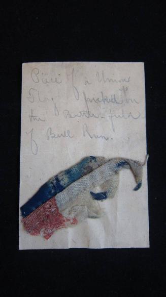 Fragments of Civil War flags (2)