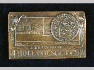 Holland Society Plaquette