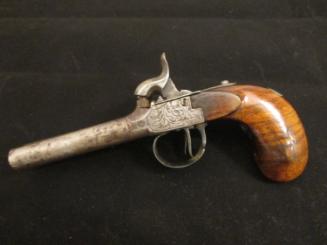 Belgian boot pistol, double-barreled