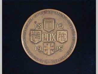 One Hundred Years of Peace Between Great Britain and the United States Medal