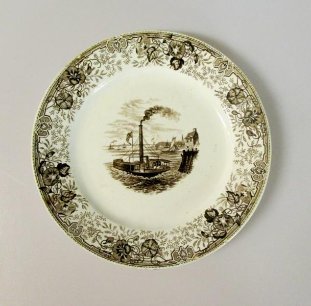Plate: Brooklyn Ferry from series American Views