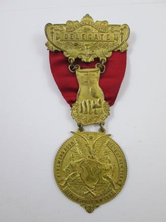 Badge: Delegate Fireman's Assoc. NY 1903