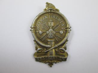 Badge mounted:Veteran Firemen's Ass'n