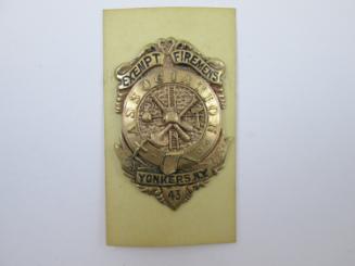 Badge: Exempt Firemen's Assoc. Yonkers