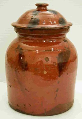 Tobacco jar with cover
