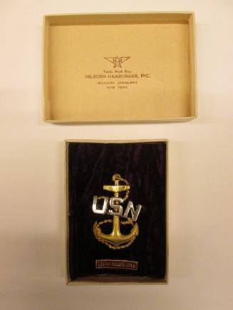 Naval insignia in box