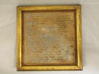 Plaque:..Reformed Protestant Dutch Church...first stone 1767