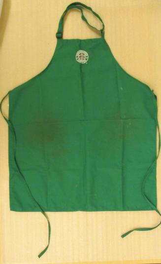 Apron from Starbuck's worn by a relief volunteer at St. Paul's Chapel in the aftermath of the September 11 Terrorist Attacks, 2001