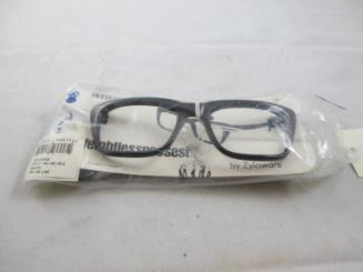 Eyeglass frames with retailer's display card