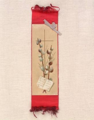 Embroidered bookmark