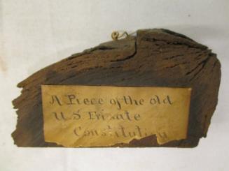 Wood fragment from the frigate "Constitution"