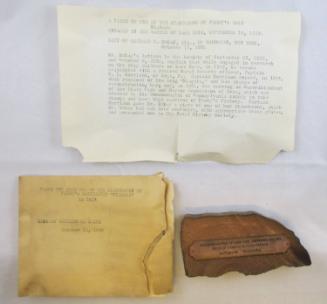 Wood fragment from battleship Niagara
