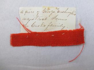 Fragment of George Washington's waistcoat