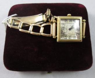 Wrist watch and case